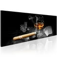 thumbnail image 1 of Tiptophomedecor Stretched Canvas Still Life Art - Noir Désir - Stretched & Framed Ready To Hang Art, 1 of 3