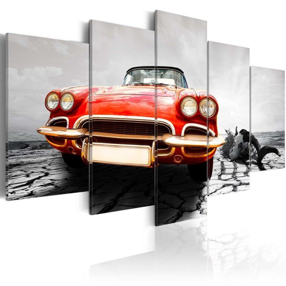 Tiptophomedecor Stretched Canvas Still Life Art - Scarlet Arrow - Stretched & Framed Ready To Hang Art