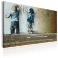 thumbnail image 1 of Tiptophomedecor Stretched Canvas Street Art - Banksy: Young Artists - Stretched & Framed Ready To Hang Art, 1 of 3