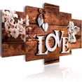 thumbnail image 1 of Tiptophomedecor Stretched Canvas Vintage Art - House Of Love - Stretched & Framed Ready To Hang Art, 1 of 4