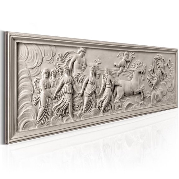 Tiptophomedecor Stretched Canvas Vintage Art - Relief: Apollo And Muses - Stretched & Framed Ready To Hang Art