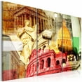 thumbnail image 1 of Tiptophomedecor Stretched Canvas Wall Art  - Charming Rome - Triptych - Stretched & Framed Ready To Hang Art, 1 of 3