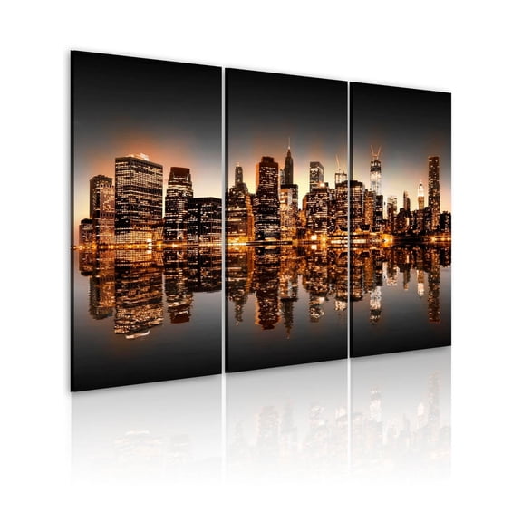 Tiptophomedecor Stretched Canvas Wall Art  - Inspired Nyc - Stretched & Framed Ready To Hang Art
