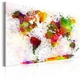 thumbnail image 1 of Tiptophomedecor Stretched Canvas World Map Art - Artistic World - Stretched & Framed Ready To Hang Art, 1 of 3