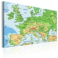 thumbnail image 1 of Tiptophomedecor Stretched Canvas World Map Art - Map Of Europe - Stretched & Framed Ready To Hang Art, 1 of 3