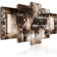 thumbnail image 1 of Tiptophomedecor Stretched Canvas World Map Art - Platinum Map - Stretched & Framed Ready To Hang Art, 1 of 4