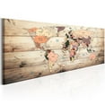 thumbnail image 1 of Tiptophomedecor Stretched Canvas World Map Art - World Maps: Map Of Dreams - Stretched & Framed Ready To Hang Art, 1 of 3