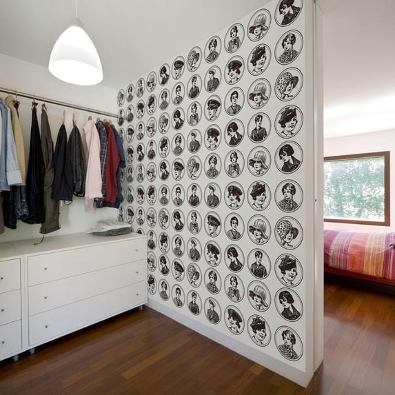 Tiptophomedecor Vintage Wallpaper Wall Mural - 20 & 30's