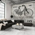 thumbnail image 1 of Tiptophomedecor Vintage Wallpaper Wall Mural - Bicycle In 1902, 1 of 3