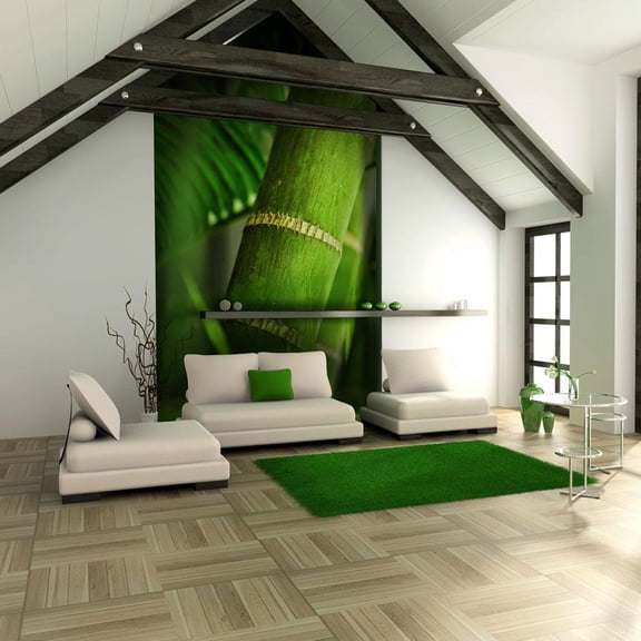 Tiptophomedecor Zen Wallpaper Wall Mural - Bamboo Detail