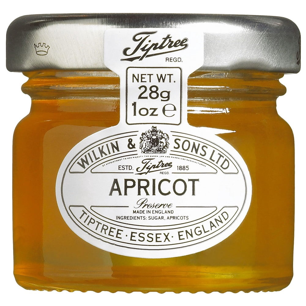 Tiptree Apricot Preserve Minis, 1 Ounce (Pack of 72)