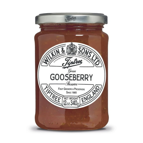 Tiptree Green Gooseberry Preserve, 12 ounce Jar