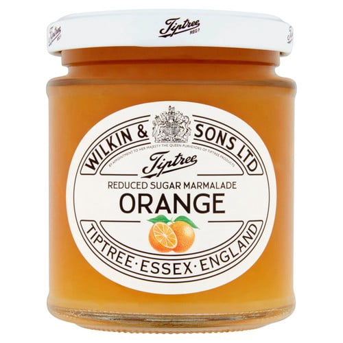 Tiptree Orange Reduced Sugar Marmalade 200g, British Import (Pack of 2)