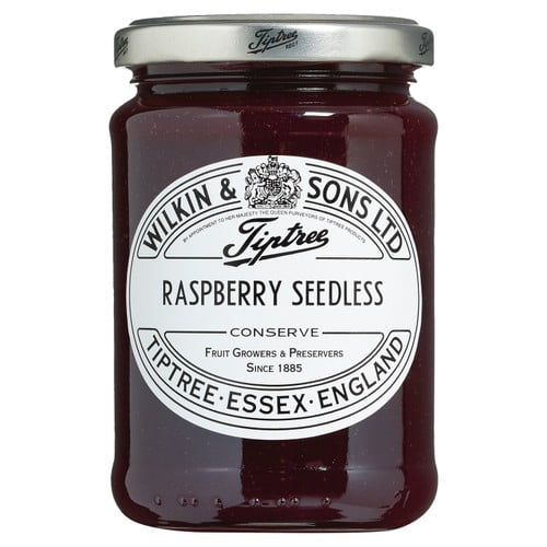 Tiptree Raspberry Seedless Jam 340g, British Import (Pack of 2)