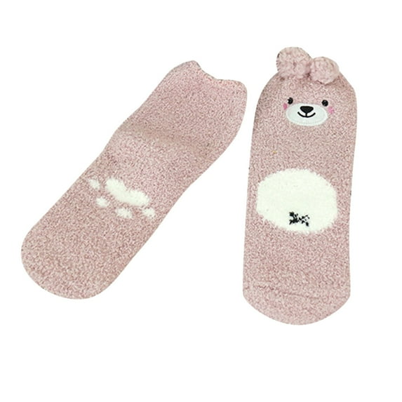 Tiqkatyck Ankle Socks Clearance, 1 Pair of Women Casual Animal Print Cotton Pattern Lady Socks Tube Cozy Socks Compression Socks for Women Crew Socks for Women No Show Socks Womens Pink One Size