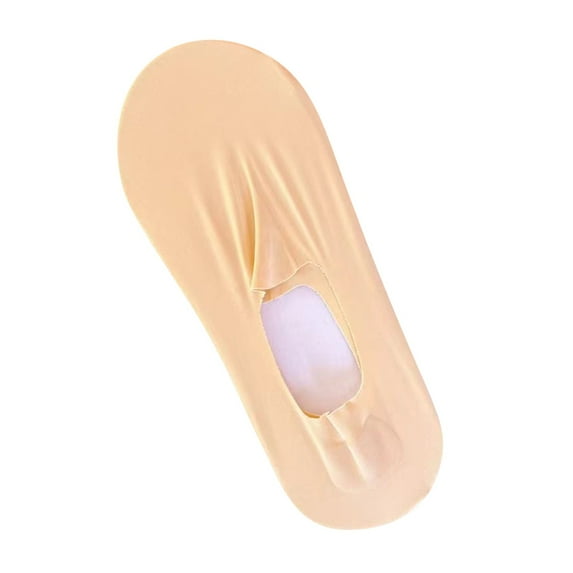 Tiqkatyck Ankle Socks Clearance, 1 Pairs Women's Solid Ice Silk Socks Breathable Invisible Socks Non Slip Socks Compression Socks for Women Crew Socks for Women No Show Socks Womens Beige One Size