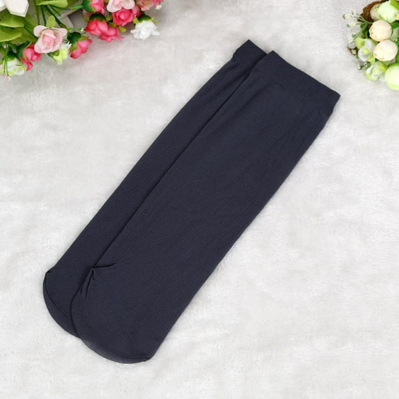 Tiqkatyck Ankle Socks Clearance, 10 Pairs Bamboo Fiber Ultra-Thin Elastic Silky Short Silk Stockings Men Socks Compression Socks for Women Crew Socks for Women No Show Socks Womens Dark Blue One Size