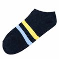 thumbnail image 1 of Tiqkatyck Ankle Socks Clearance, 1Pair Unisex Comfortable Stripe Cotton Sock Slippers Short Ankle Socks Compression Socks for Women Crew Socks for Women No Show Socks Womens Dark Gray One Size, 1 of 2