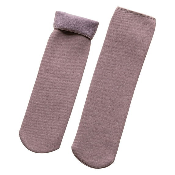 Tiqkatyck Ankle Socks Clearance, 2Pc Warm Thermal Socks Womens Warm Winter Extra Thick Heat Socks for Cold Weather Compression Socks for Women Crew Socks for Women No Show Socks Womens Grey A