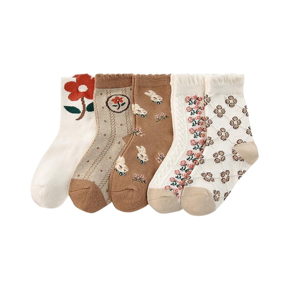 Tiqkatyck Ankle Socks Clearance, Children Socks Autumn and Winter New Cartoon Cute Eardropped Bunny Comfortable Warm Slip On Compression Socks for Women Crew Socks for Women No Show Socks Womens G XL
