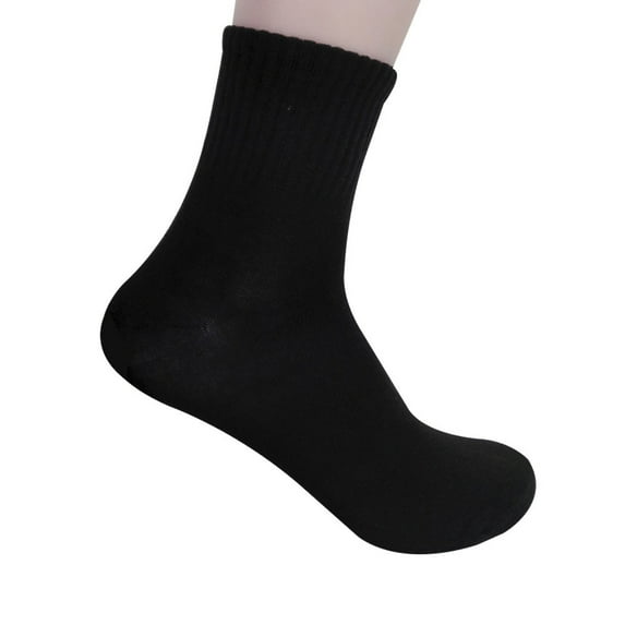 Tiqkatyck Ankle Socks Clearance, High Quality Mens Business Cotton Socks Casual Gray Black White Socks Compression Socks for Women Crew Socks for Women No Show Socks Womens Black One Size