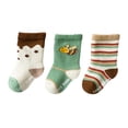 thumbnail image 1 of Tiqkatyck Ankle Socks Clearance, New Pattern Warm Socks Cute Plush Kids Cotton Hiking Socks for Toddlers Boys Girls Winter Thick Warm Socks 3 Pairs Crew Socks for Women No Show Socks Womens B M, 1 of 4