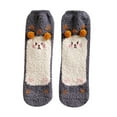 thumbnail image 1 of Tiqkatyck Ankle Socks Clearance, A Pair of Women Casual Animal Print Cotton Pattern Lady Socks Tube Cozy Socks Compression Socks for Women Crew Socks for Women No Show Socks Womens Grey One Size, 1 of 2