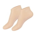 thumbnail image 1 of Tiqkatyck Ankle Socks Clearance, Silicone Gel Moisturizing Socks Aloe Socks Pedicure Socks for Repairing Dry Feet Heel and Softening Rough Skin Crew Socks for Women No Show Socks Womens Beige One Size, 1 of 3