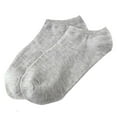 thumbnail image 1 of Tiqkatyck Ankle Socks Clearance, Unisex Solid Color Fashion Skateboard Sock Comfortable Socks Compression Socks for Women Crew Socks for Women No Show Socks Womens Grey One Size, 1 of 3