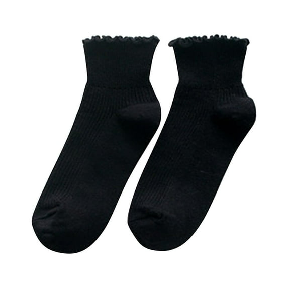 Tiqkatyck Ankle Socks Clearance, Women Edge Cotton Vertical Striped Boat Socks Fresh Socks Compression Socks for Women Crew Socks for Women No Show Socks Womens Black One Size