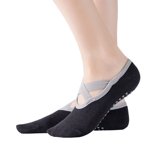 Tiqkatyck Ankle Socks Clearance, Women Yoga Socks Non Slip Bandage Sports Girls Ballet Dance Sock Slippers Compression Socks for Women Crew Socks for Women No Show Socks Womens A One Size