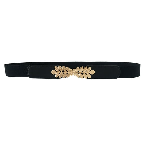 Tiqkatyck Belt Buckle Sales Today Clearance Ladies Slim Fashion Waist Belt Dress Access Thin Shiny Skinny Leather Women Belts for Women Black