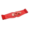 thumbnail image 1 of Tiqkatyck Belt Buckle Sales Today Clearance Women Corset Belt Wide Leather Waist Belt for Daily Punk Dresses Chest Elastic Waistband Belts for Women Red, 1 of 3