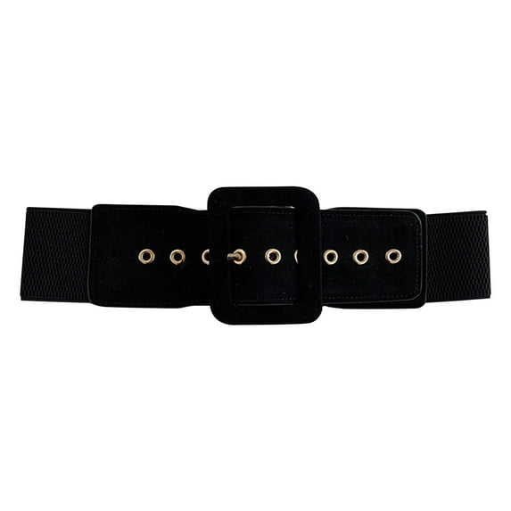 Tiqkatyck Belt Buckle Sales Today Clearance Women's Fashion Versatile Solid High End Decorative Belts for Women Black