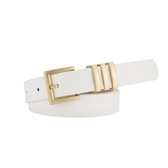 Tiqkatyck Belt Buckle Sales Today Clearance Women's Thin Waist Belt Senior Sense Fashion All Jeans Dress Belts for Women White