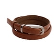 thumbnail image 1 of Tiqkatyck Belt Buckle Sales Today Clearance Womens Middle Wide Imitation Leather Waist Belt Lady Ring Buckle Solid Waistband Belts for Women Brown, 1 of 1