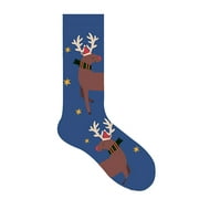 Tiqkatyck Christmas Clearance, Fuzzy Socks Christmas Socks for Adults Warm Christmas Fashion Windproof Printed Mid Tube Socks Long Tube Cotton Womens Socks Army Green