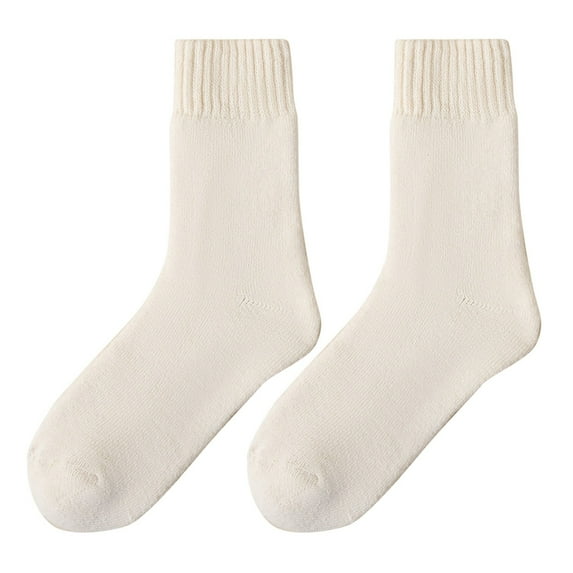 Tiqkatyck Christmas Stockings Clearance Fuzzy Socks Thermal Socks for Men and Women Heated Winter Boot Socks Insulated for Cold Weather Warm Fuzzy Socks Gifts for Women Christmas Stockings Bulk Beige