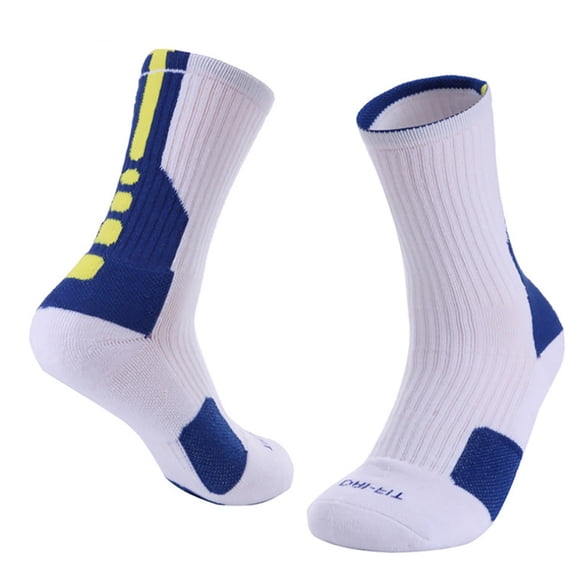 Tiqkatyck Compression Socks Clearance, Medium Tube Socks Thicked Loops Basketball Socks Non Slip Sports Socks Sweat Absorbing and Wear Wool Socks Warm Socks Compression Socks for Women White One Size