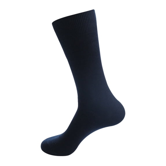 Tiqkatyck Compression Socks Clearance, Men's Socks Autumn and Winter Long Tube Socks Combed Cotton Socks Warm Socks Compression Socks for Women Navy S