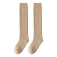 thumbnail image 1 of Tiqkatyck Compression Socks Clearance, Women's Autumn and Winter Plush and Thickened Pure Cotton Pressure Slimming Socks and Stockings Warm Socks Compression Socks for Women Khaki A, 1 of 3