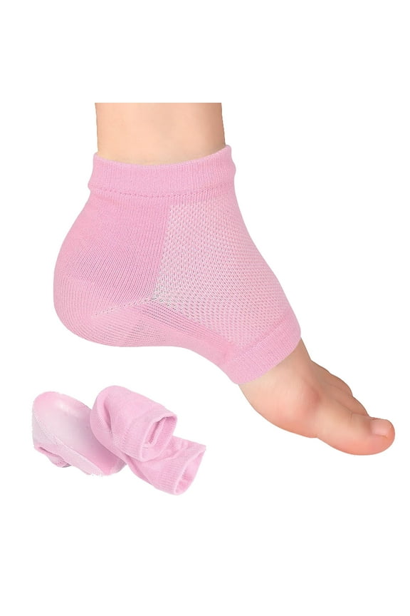 Compression Socks for Women, Thigh High Socks Height Max Insoles 3 Inches Half Height Increase Insoles Unseen Shoe Lift Heel Pads Foot Socks Ankle Socks for Women, Socks for Women Pink 3.5