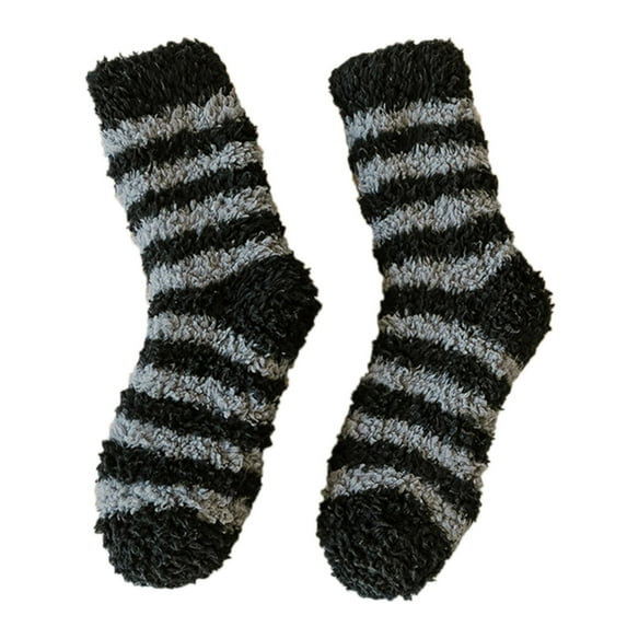 Tiqkatyck Fuzzy Socks Clearance Christmas Socks for Adults Warm Christmas Fashion Windproof Printing Mid Tube Socks Long Tube Cotton Womens Socks Black
