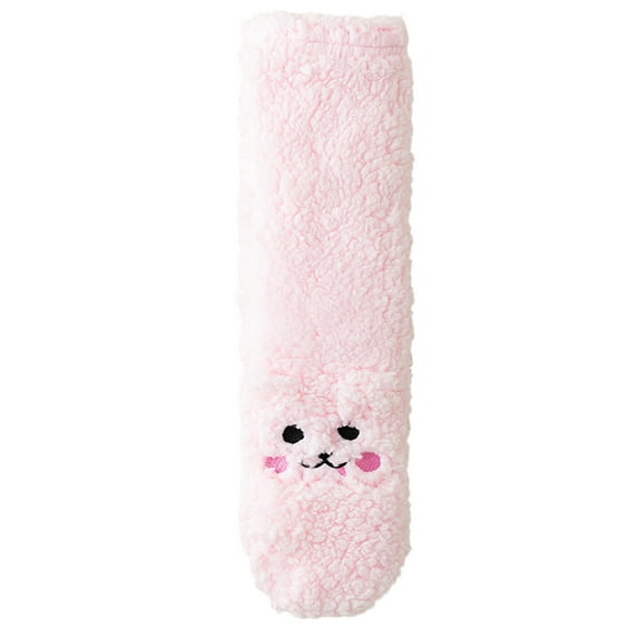Tiqkatyck Fuzzy Socks Clearance Christmas Socks for Adults Warm Christmas Fashion Windproof Printing Mid Tube Socks Long Tube Cotton Womens Socks Pink