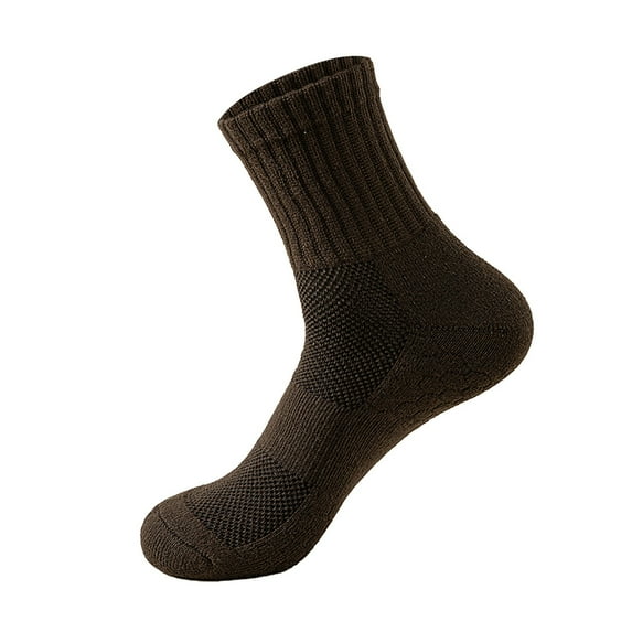 Tiqkatyck Fuzzy Socks Clearance Christmas Socks for Adults Women's Solid Color Multi Color Breathable Plush and Thick Insulation Socks Womens Socks Coffee