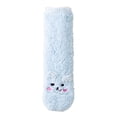 thumbnail image 1 of Tiqkatyck Fuzzy Socks Clearance Christmas Socks for Adults Warm Christmas Fashion Windproof Printing Mid Tube Socks Long Tube Cotton Womens Socks Blue, 1 of 7