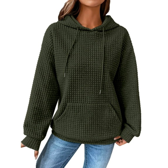 Tiqkatyck Graphic Hoodies for Women Clearance Womens Long Sleeve Hoodie Sweatshirts Lightweight Pullover Tops Womens Long Sleeve Tops Hoodies for Women Green