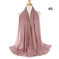 thumbnail image 1 of Tiqkatyck Head Scarf Clearance, Women Plain Bubble Chiffon Scarf Hijab Wrap Printe Shawls Headband Hijabs Silk Scarf for Women 6 One size, 1 of 2