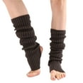 thumbnail image 1 of Tiqkatyck Leg Warmers Clearance, Long Leg Warmer Womens Men 80S Party Ribbed Knit Dance Sports Leg Warmer Pink Leg Warmers, Leg Warmers Y2K Dark Gray One size, 1 of 7