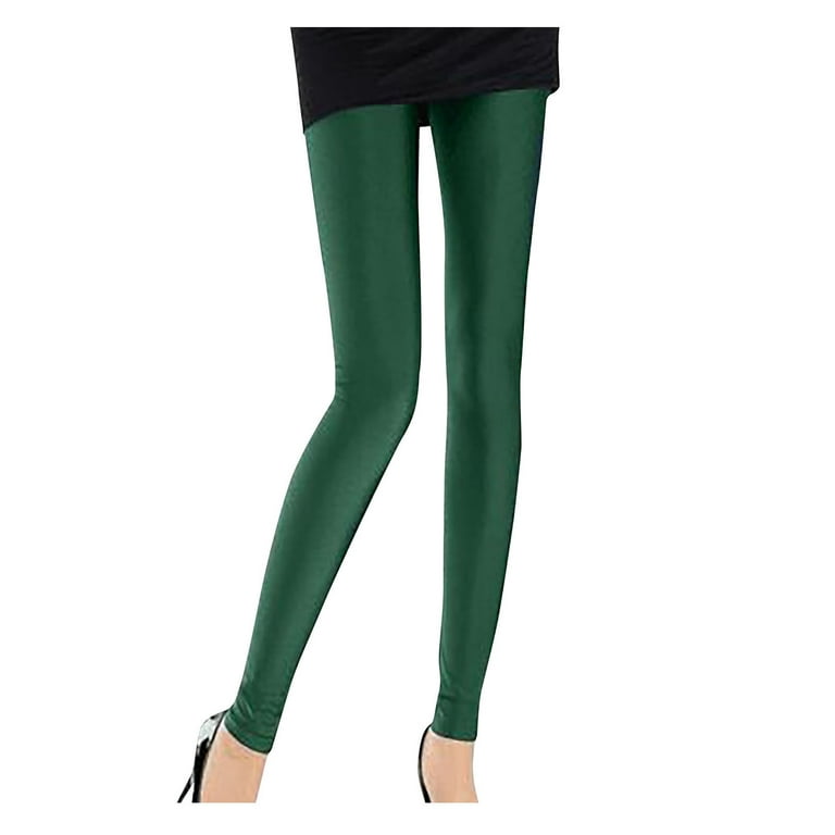 Tiqkatyck Leggings for Women Clearance, Clearance Sales Today Deals Prime,  Women's Corset Trousers Slimming Candy Color Fluorescent Leggings, Yoga  Pants Women, Tights for Women Green 